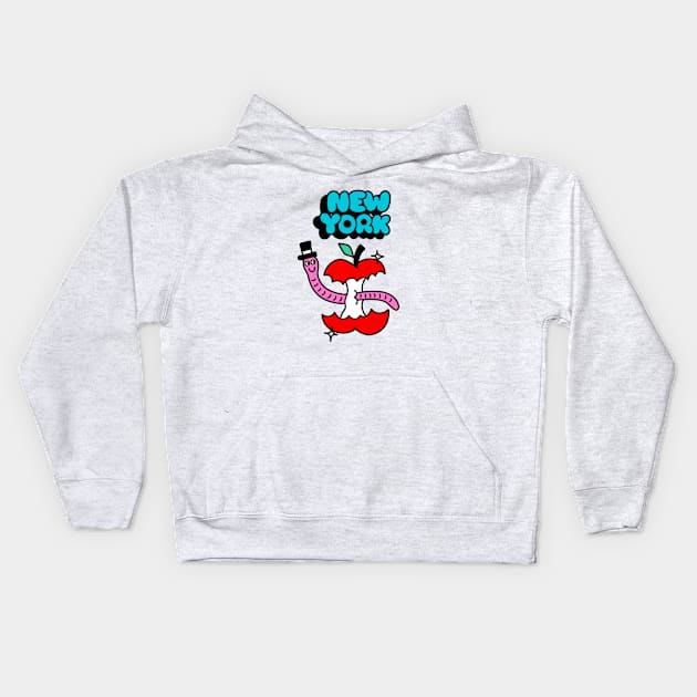 New York Kids Hoodie by SEXY RECORDS